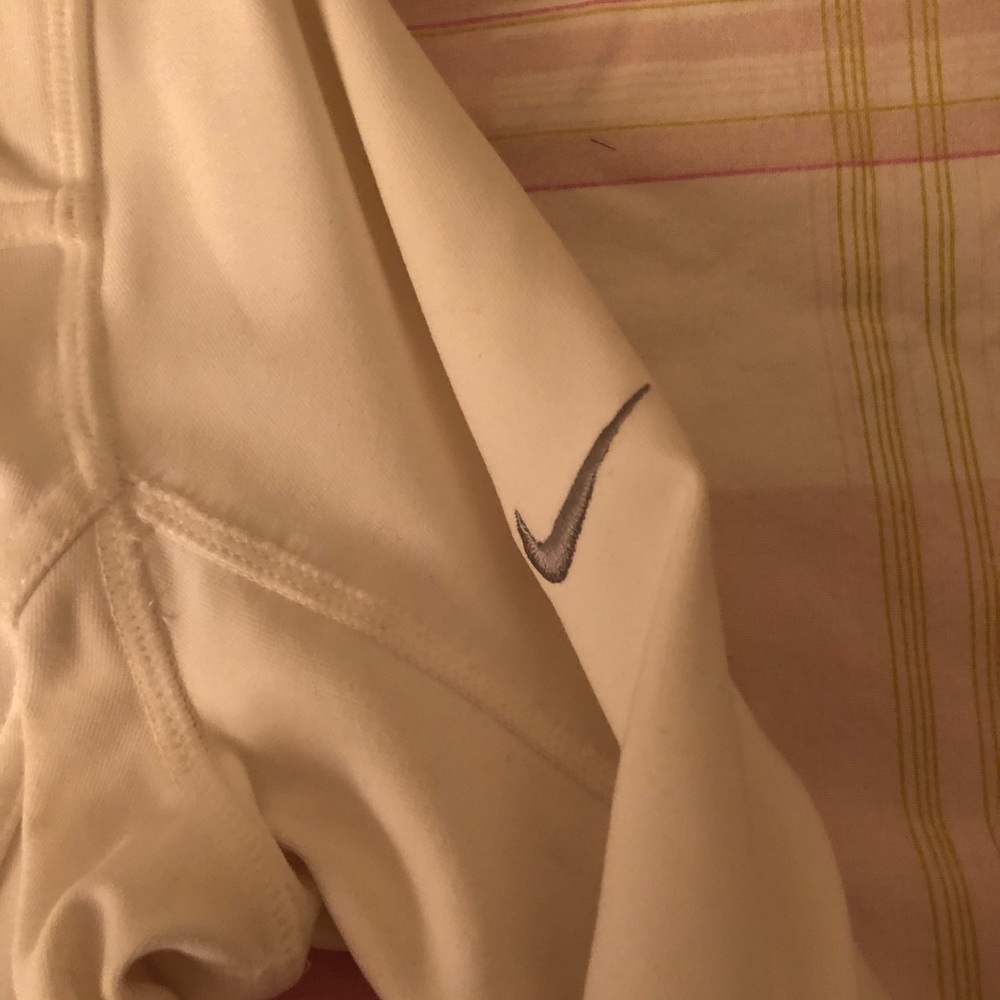 Nike Fit DRY, white athletic jacket, XS
